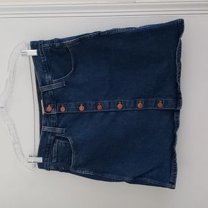 Madewell Sarita Button Front Skirt Size 31